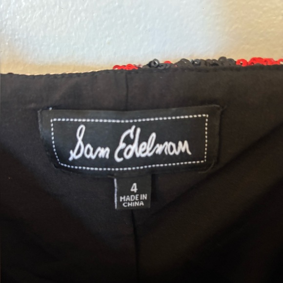 Sam Edelman Sequin Florals Mini Dress - Picture 3 of 5